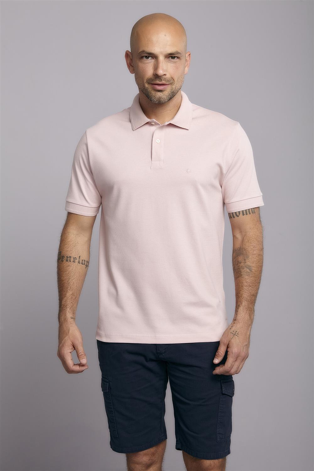 Polo manga curta piquet classic fit