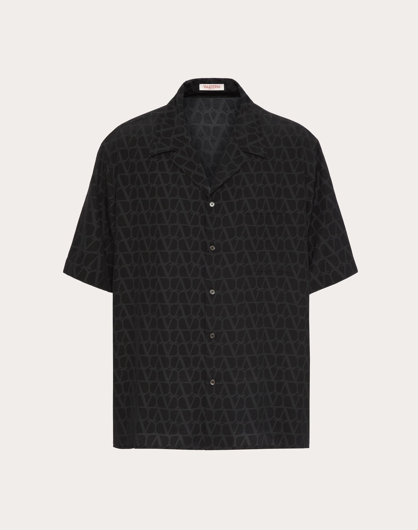 SILK BOWLING SHIRT IN TOILE ICONOGRAPHE PRINT- VALENTINO