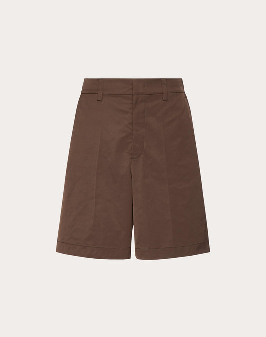 NYLON BERMUDA SHORTS WITH MAISON VALENTINO RUBBER LABEL- VALENTINO